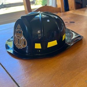 Costume Plastic Fireman Helmut